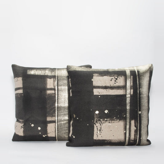 Canvas Pillow with Kelly Wearstler Fabric