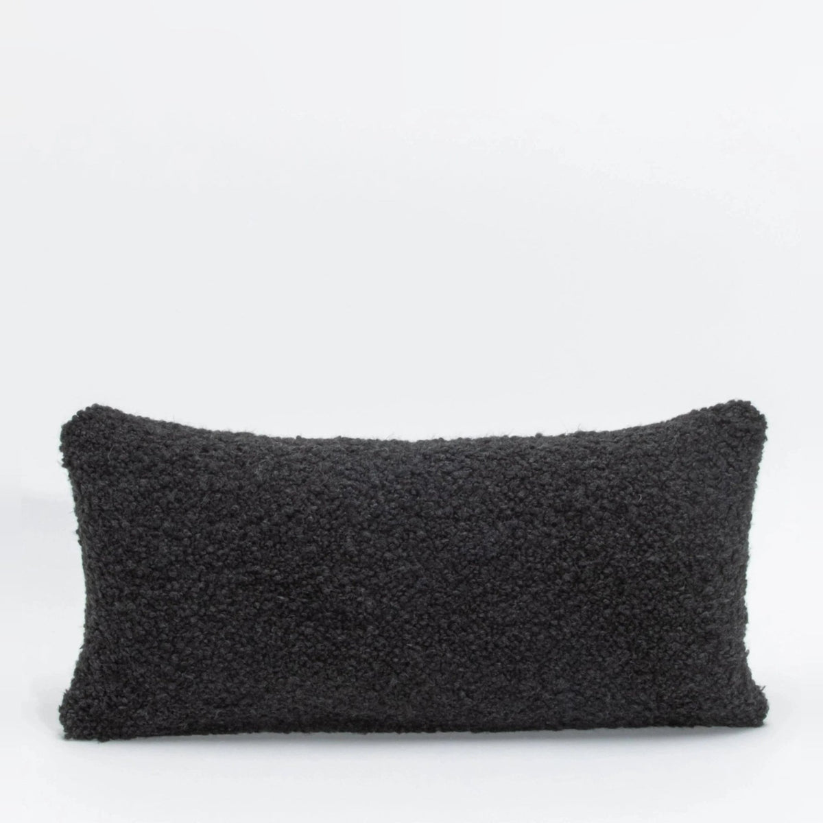 Charcoal Boucle Kidney Pillow