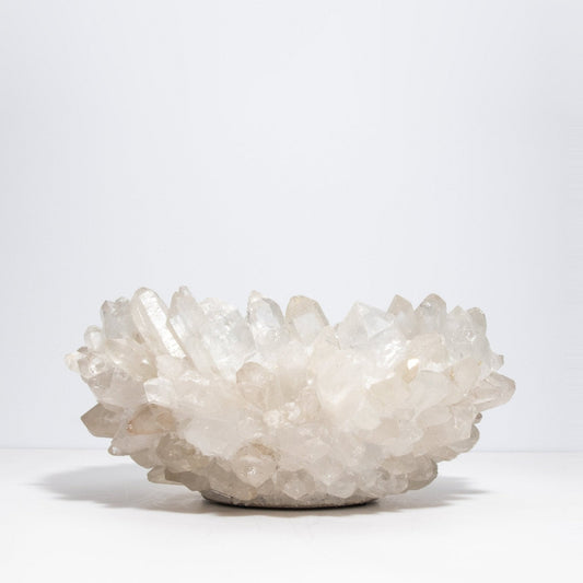 Classic Bowl in Clear Quartz by Kathryn McCoy