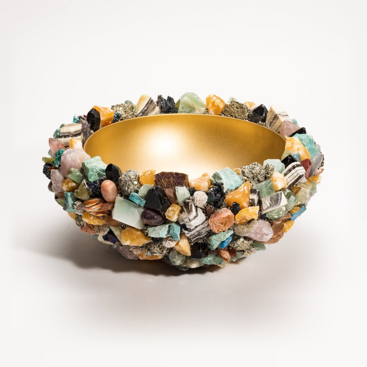 Classic Large Multi-Stone Bowl by Kathryn McCoy