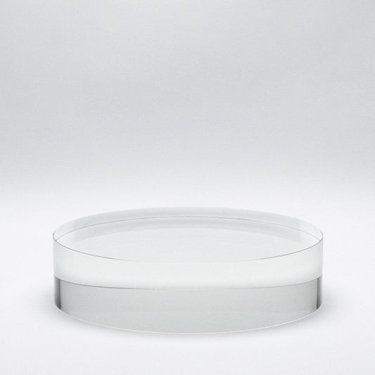 Clear Crystal Base Riser by KA Glass