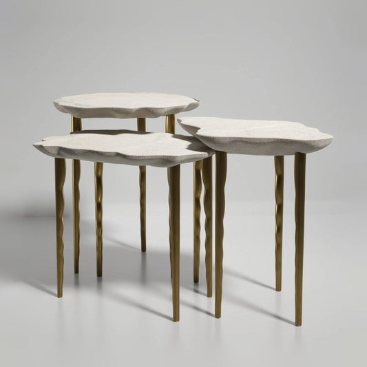 Cloud Nesting Side Tables by R&Y Augousti