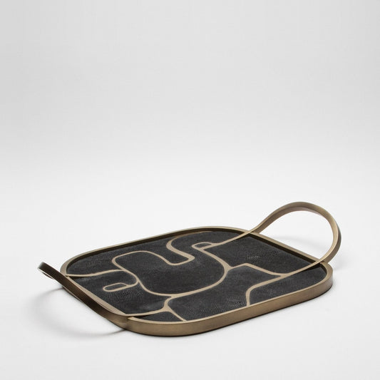 Cocteau Tray in Shagreen by R&Y Augousti