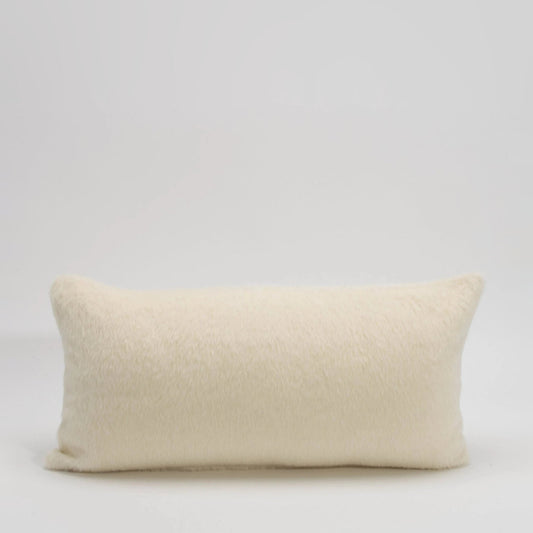Cream Alpaca Kidney Pillow