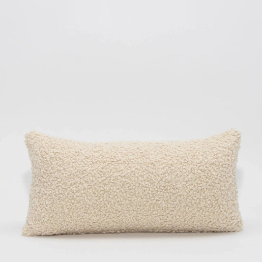 Cream Boucle Kidney Pillow