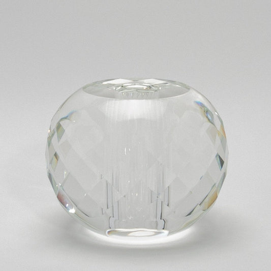 Crystal Water Vase by KA Glass