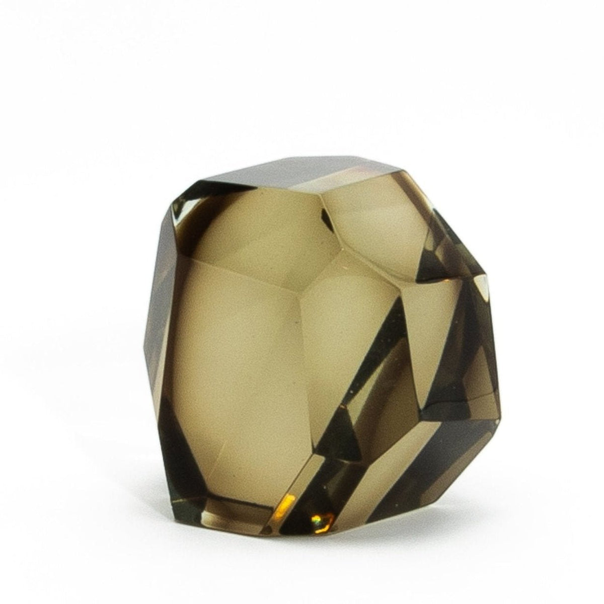 Hand-Blown Murano Diamond Sculpture