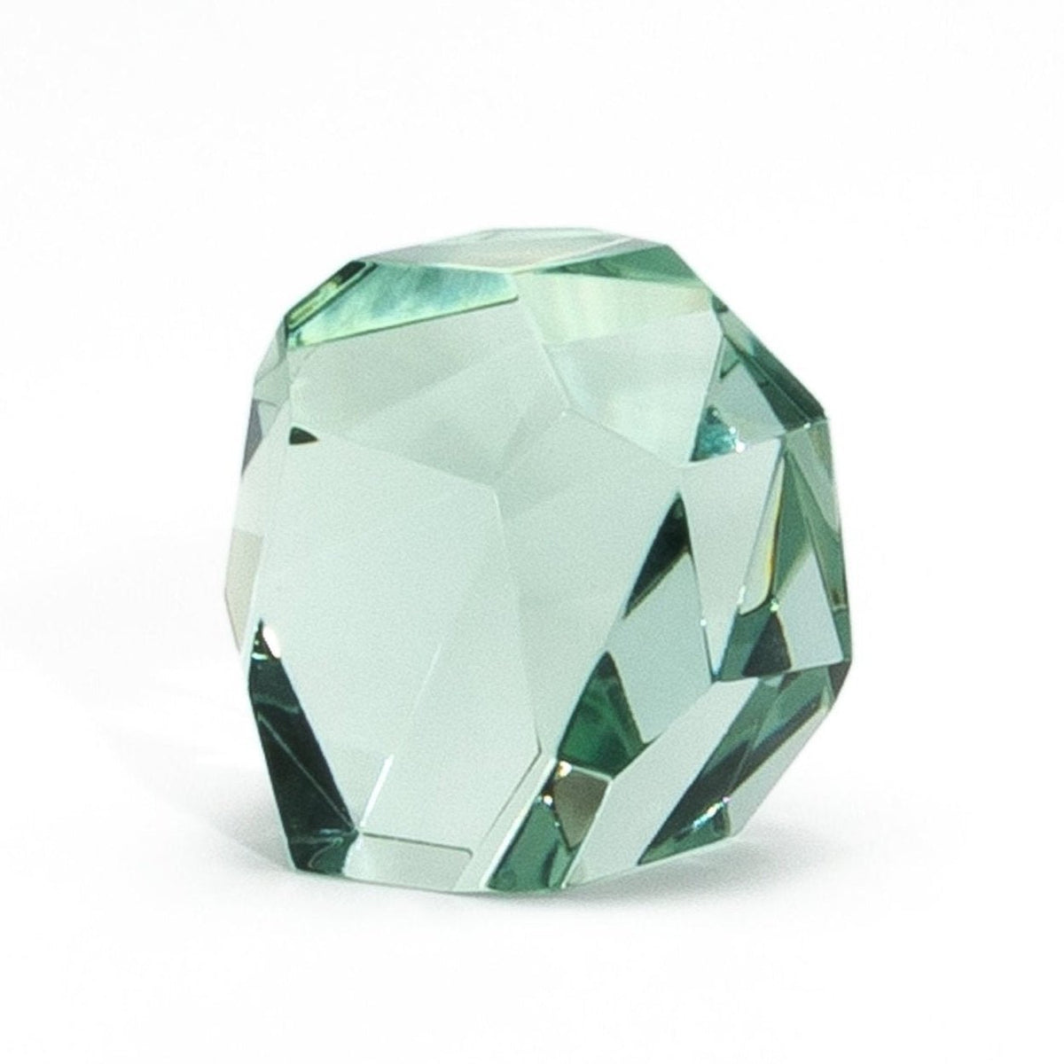Hand-Blown Murano Diamond Sculpture