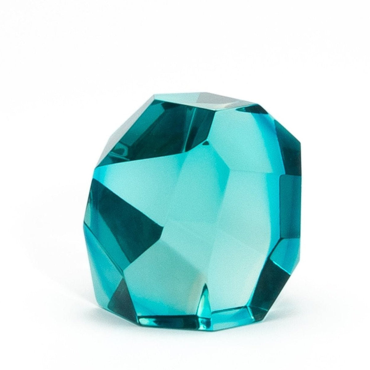 Hand-Blown Murano Diamond Sculpture