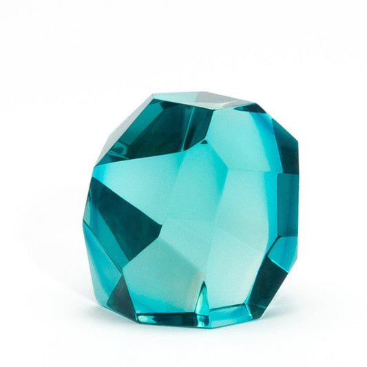 Hand-Blown Murano Diamond Sculpture