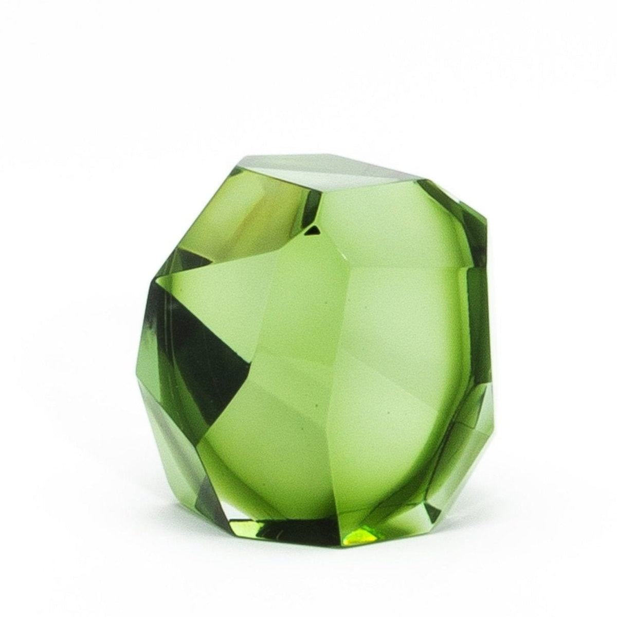 Hand-Blown Murano Diamond Sculpture