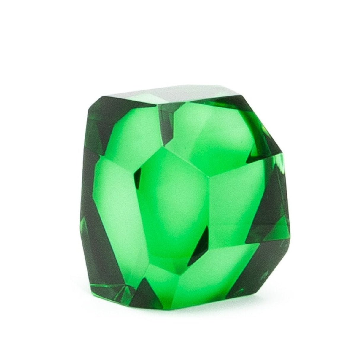 Hand-Blown Murano Diamond Sculpture