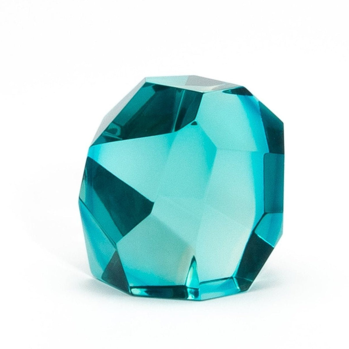 Hand-Blown Murano Diamond Sculpture