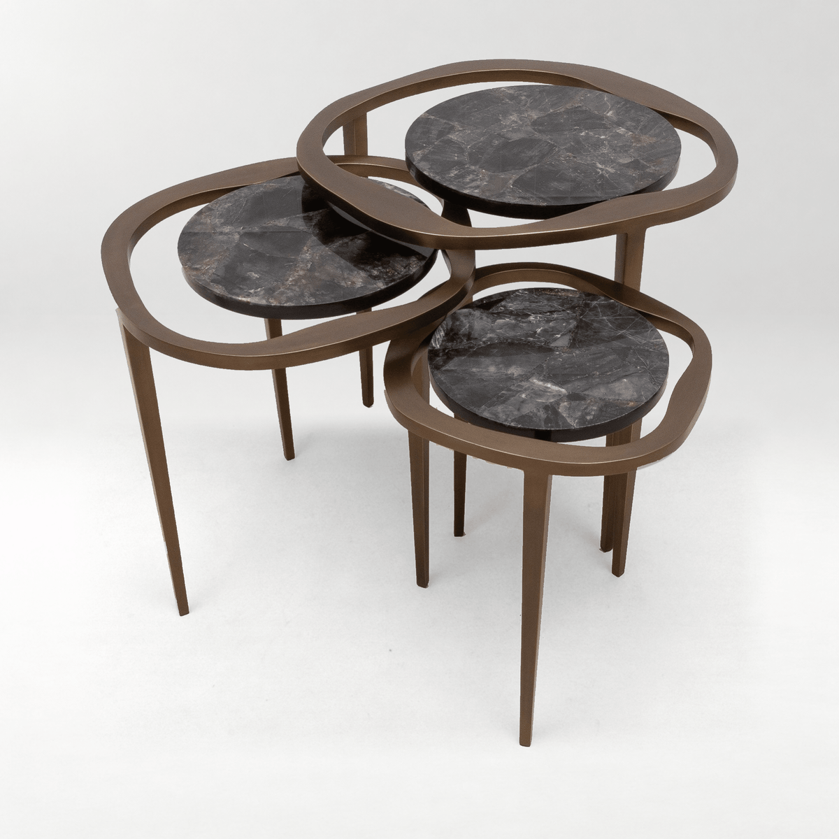 Lily Nesting Side Tables by R&Y Augousti