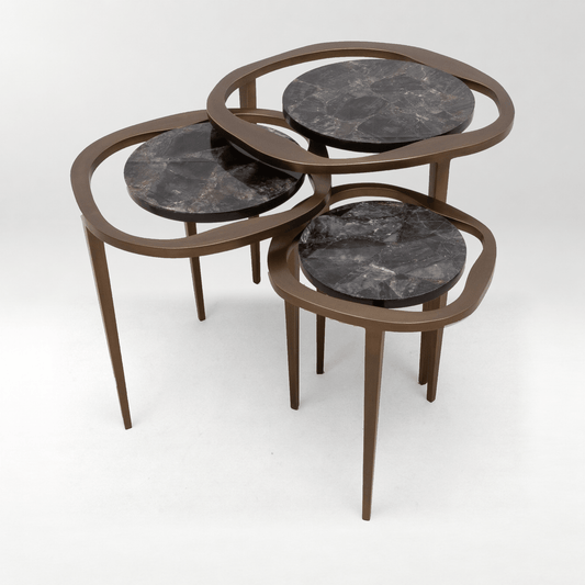 Lily Nesting Side Tables by R&Y Augousti