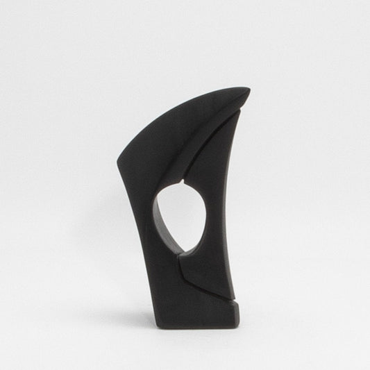 Golden Ratio Sculpture in Black Oak by Patrick Coard Paris