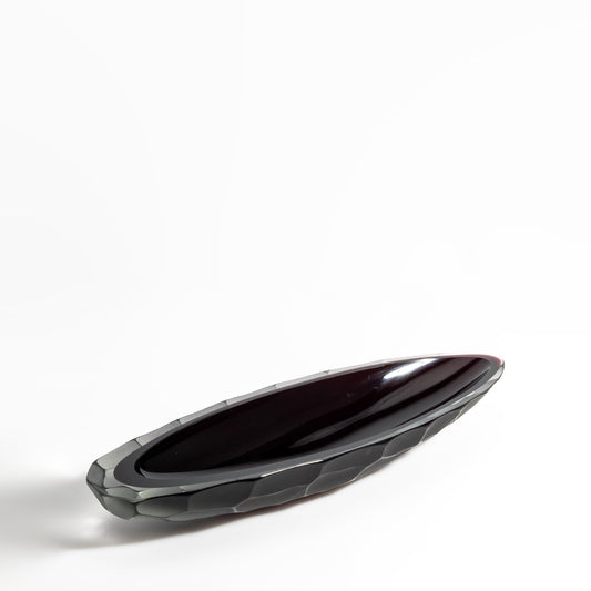 Murano Bowl Barchette in Onyx Black at MOGUL