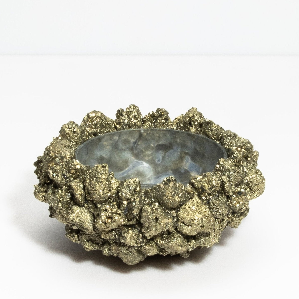Classic Bowl in Pyrite by Kathryn McCoy at MOGUL