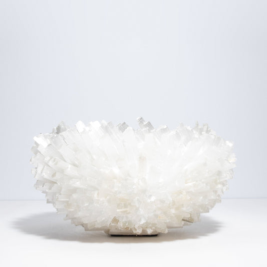 Classic Large Bowl in Selenite by Kathryn McCoy at MOGUL