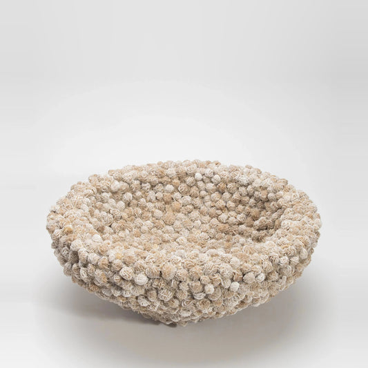 Inside-Out Bowl in Desert Rose Selenite at MOGUL