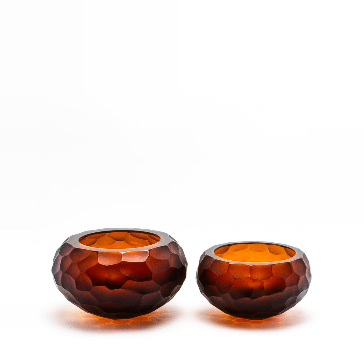 Murano Battuto Bowl in Tobacco at MOGUL