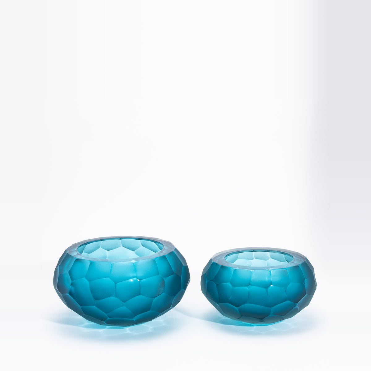 Murano Bowl in Aquamarine at MOGUL