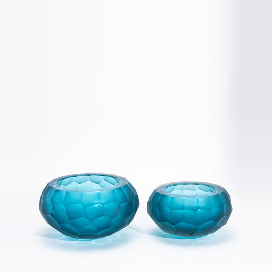 Murano Bowl in Aquamarine at MOGUL