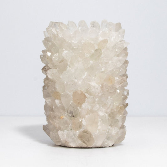 Vase in Clear Quartz by Kathryn McCoy at MOGUL