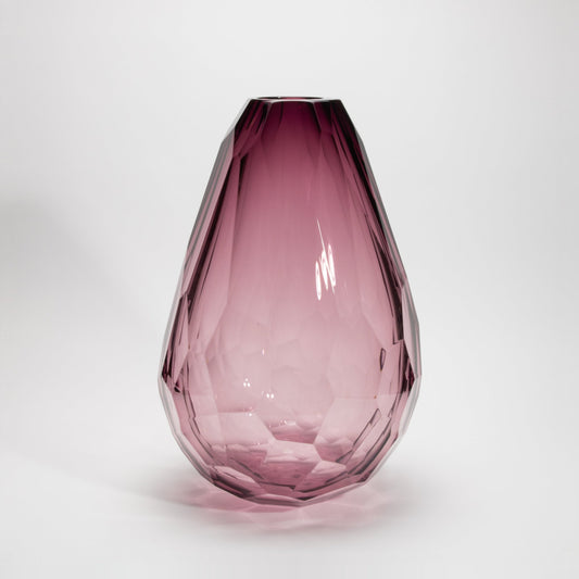 Murano Barrel Vase in Amethyst Extra Tall
