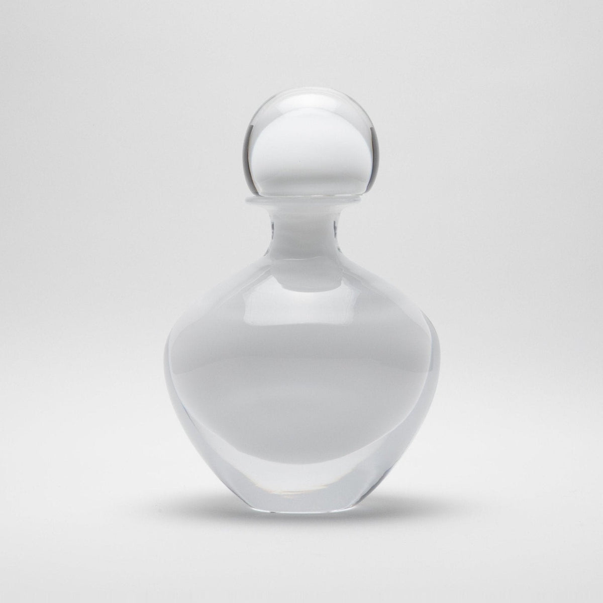 Murano Bottle Crystal White L