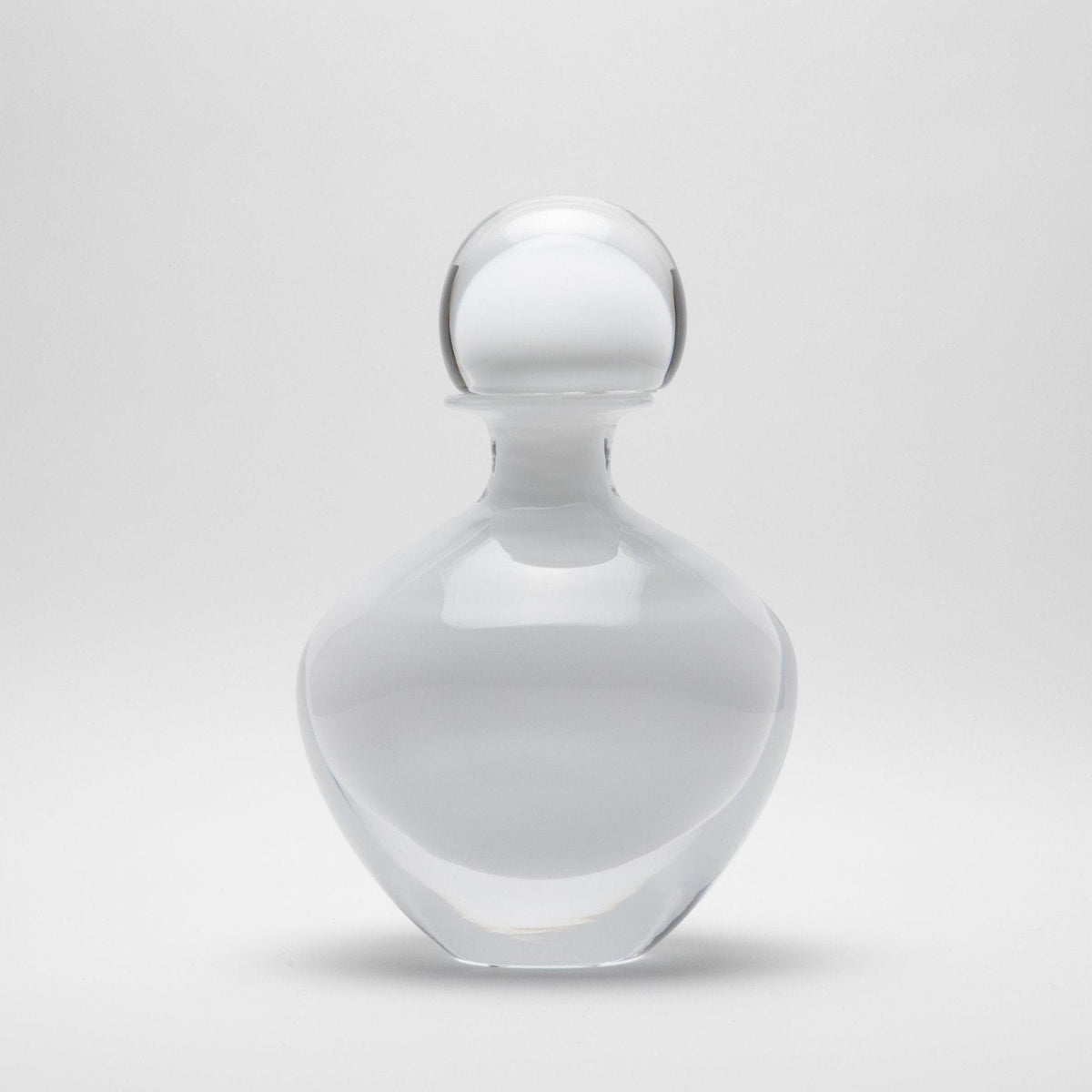 Murano Bottle Crystal White L