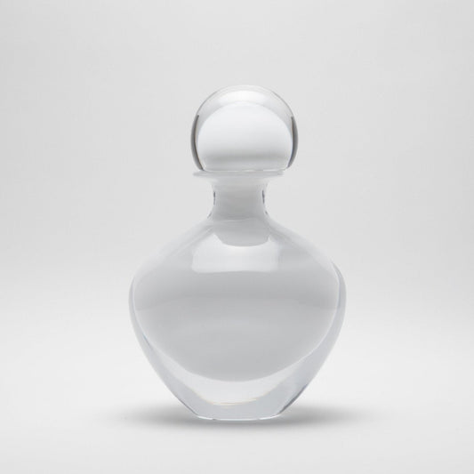 Murano Bottle Crystal White L