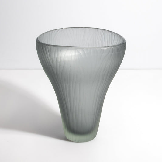 Murano Ghost Vase in Grey
