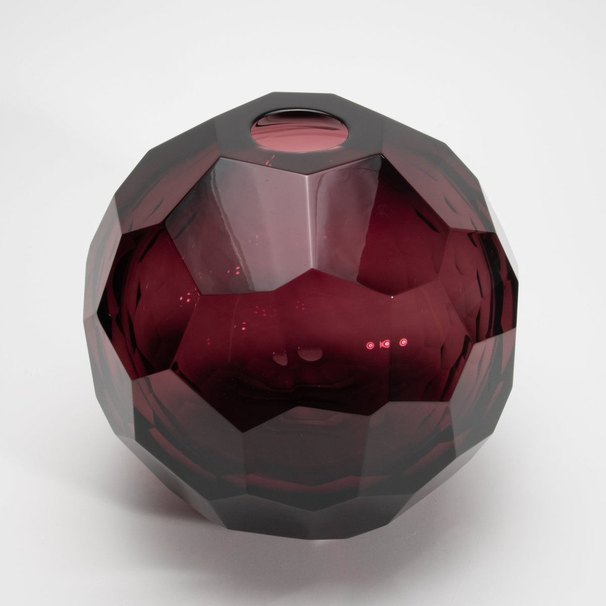 Murano Globe Vase in Amethyst