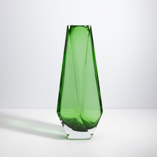 Murano Goccia Tall Vase in Green