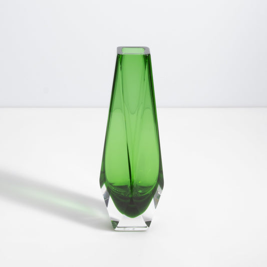 Murano Goccia Vase in Green