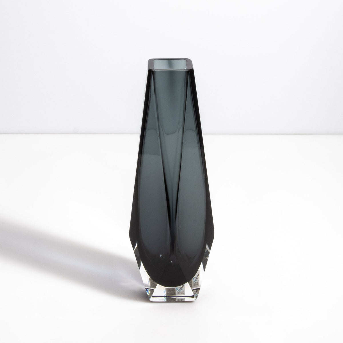 Murano Goccia Vase in Grey
