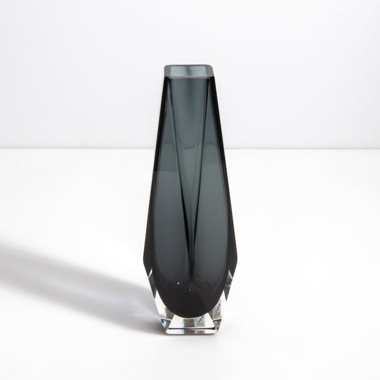 Murano Goccia Vase in Grey