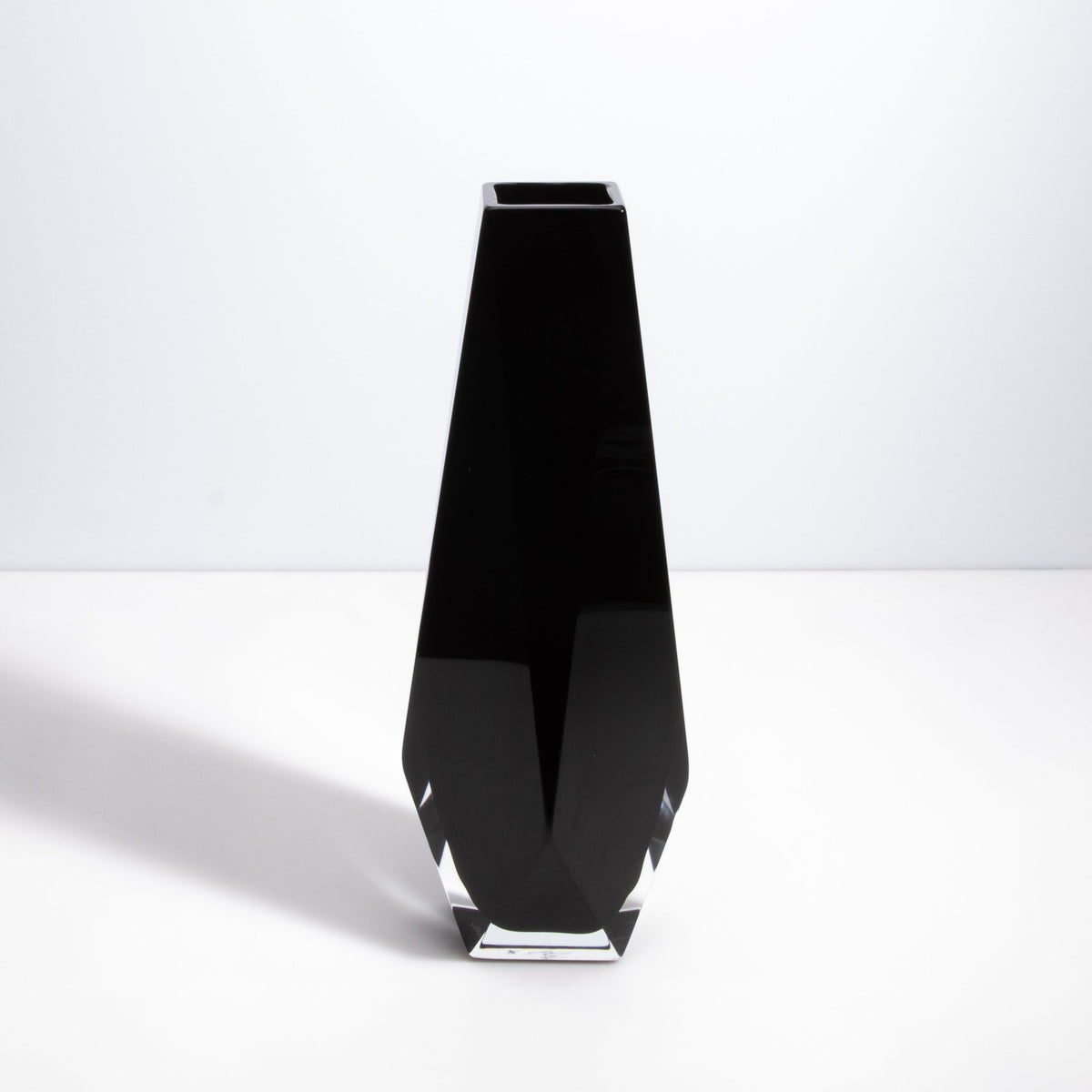 Murano Goccia Vase in Onyx Black