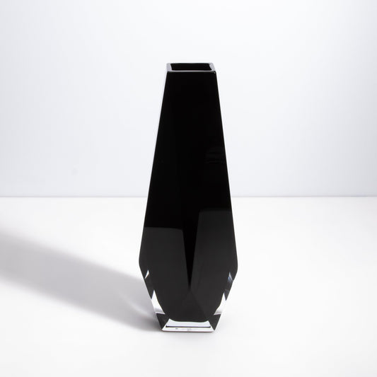 Murano Goccia Vase in Onyx Black