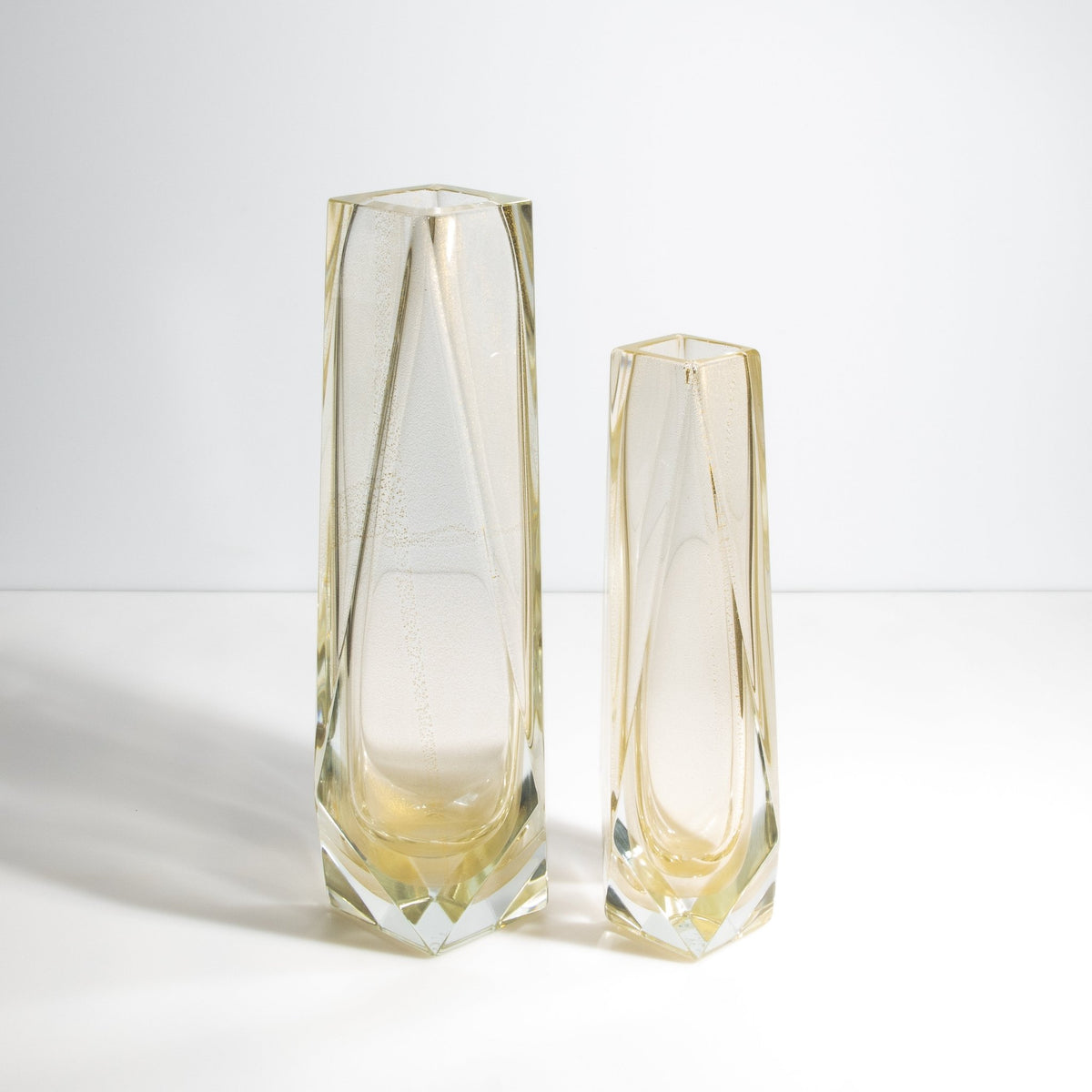 Murano Goccia Vase with 24-Karat Gold Flecks