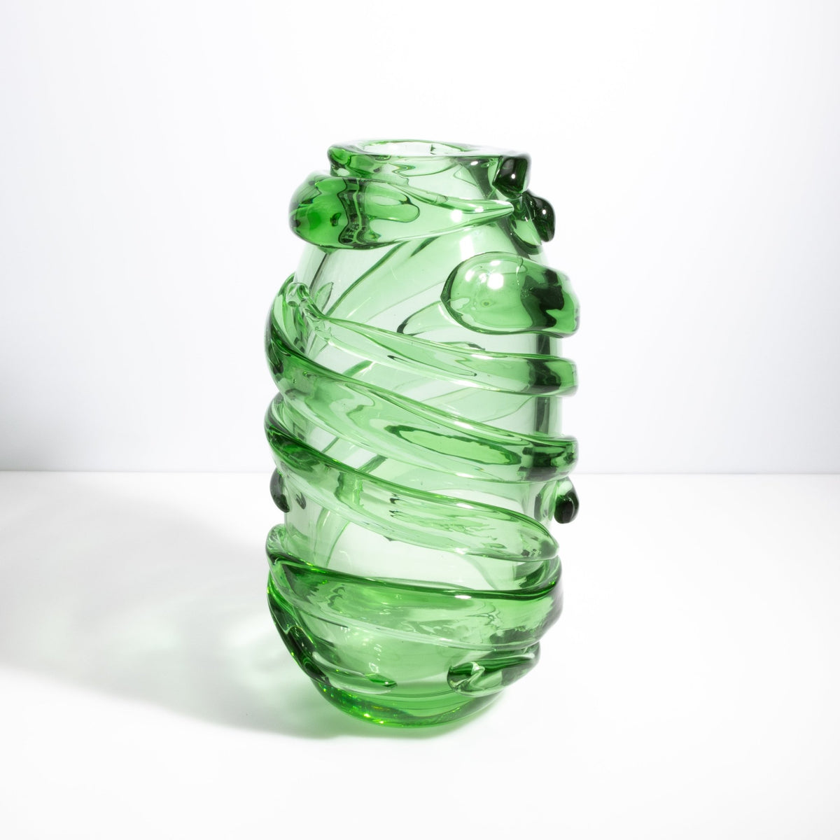 Murano Gomitolo Vase in Green