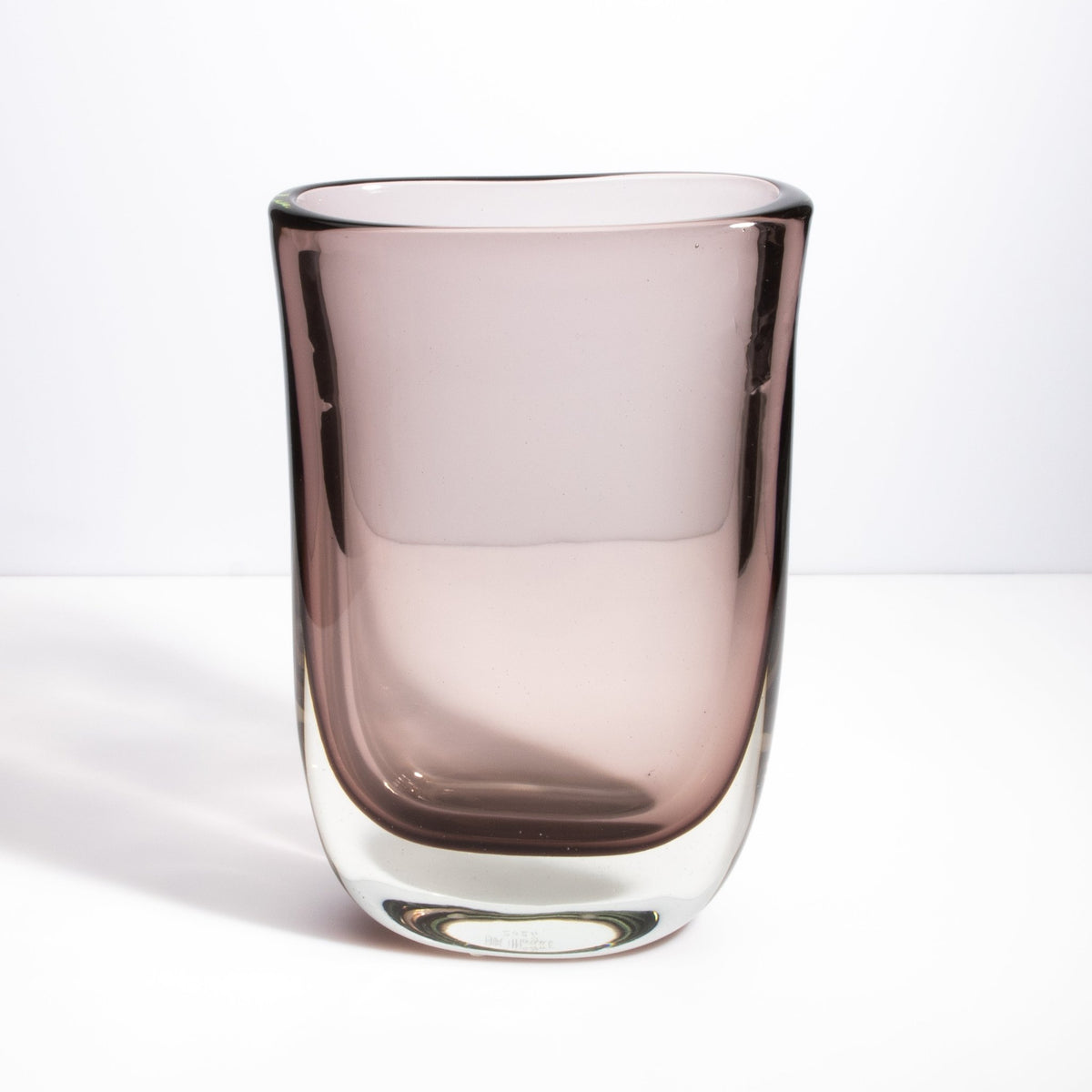 Murano Massiccio Vase in Smoky