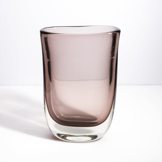 Murano Massiccio Vase in Smoky