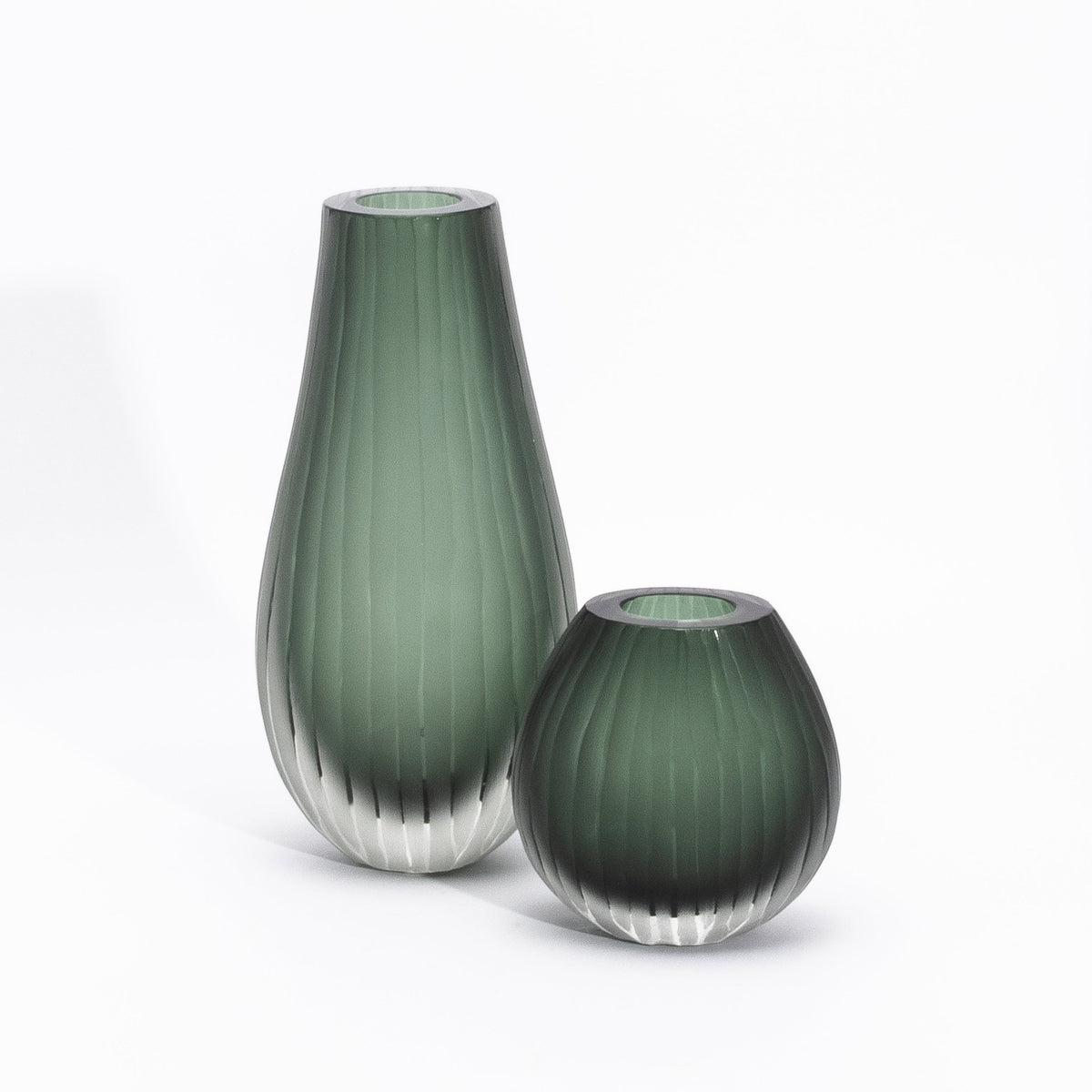 Murano Surpeme Vase in Eucalyptus Green
