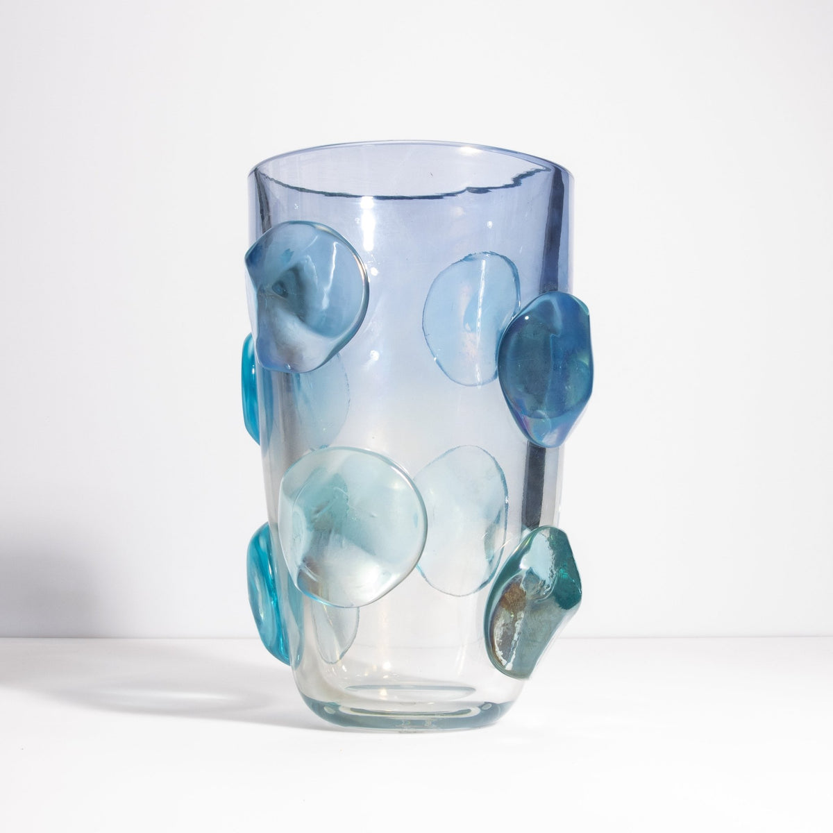 Murano Vase in Light Lagoon Blue
