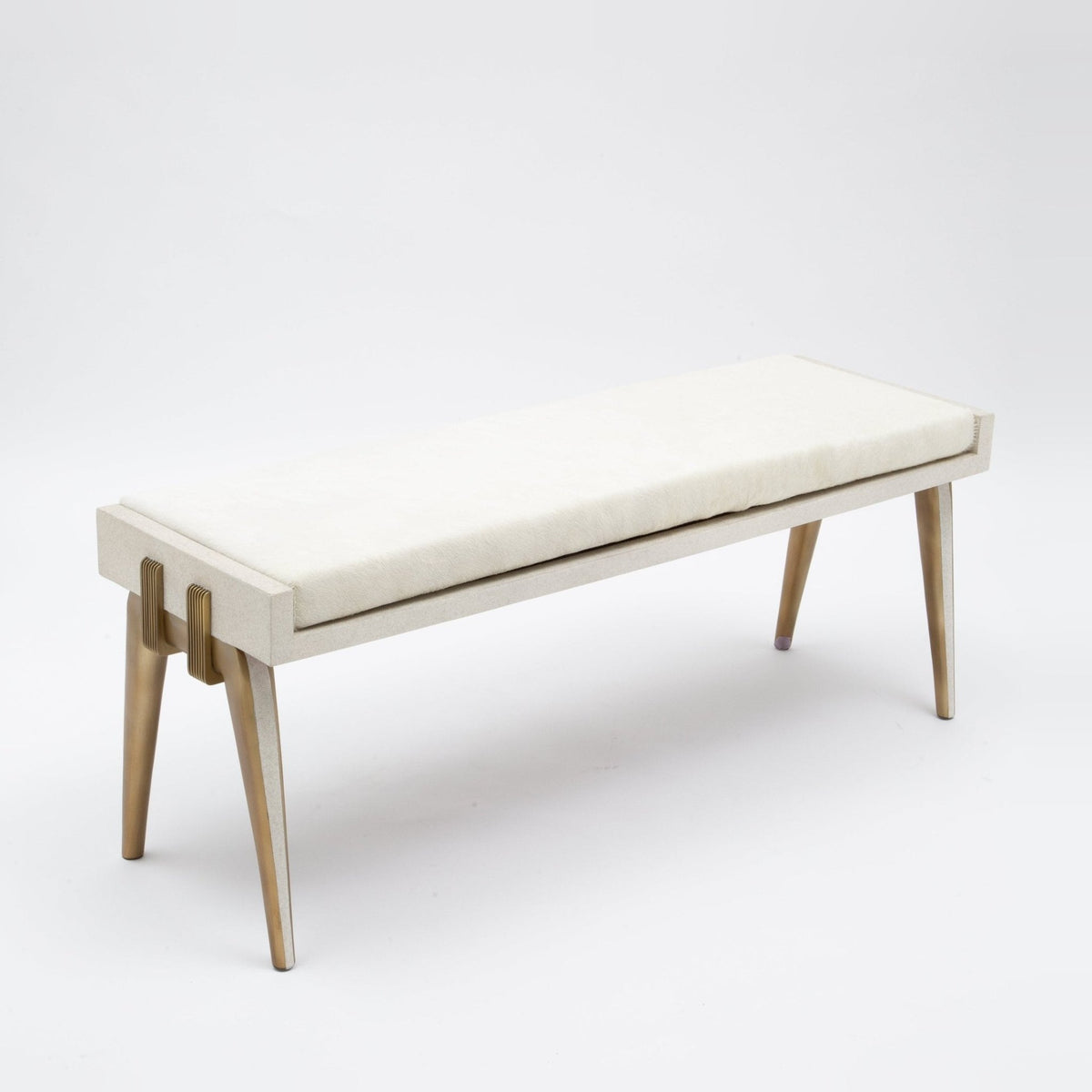 Pianist Bench in Hyde with Brass by R&Y Augousti