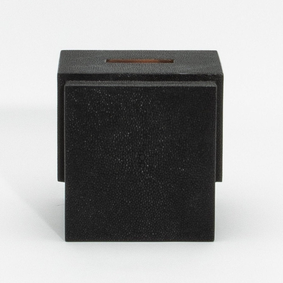 Tissue Box in Black Shagreen by R&Y Augousti