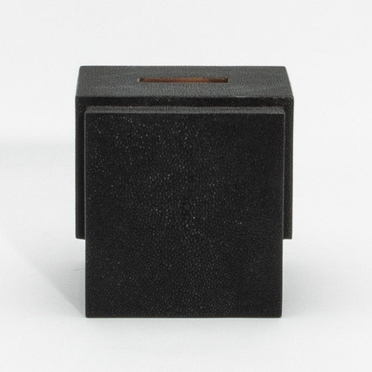 Tissue Box in Black Shagreen by R&Y Augousti