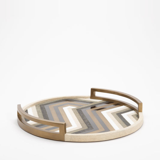 Tray in Shagreen with Blade Runner Pattern by R&Y Augousti